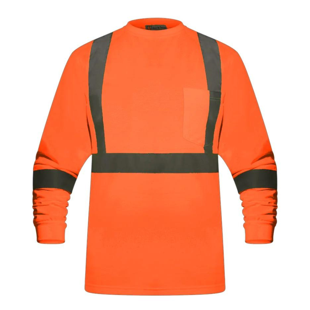 UKR® Hi-Vis Long Sleeve Polo Shirt