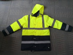 UKR® High Vis Long Jacket with Heat Sealed Logo