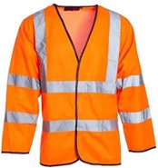 UKR® Long Sleeve Hi Vis Jacket