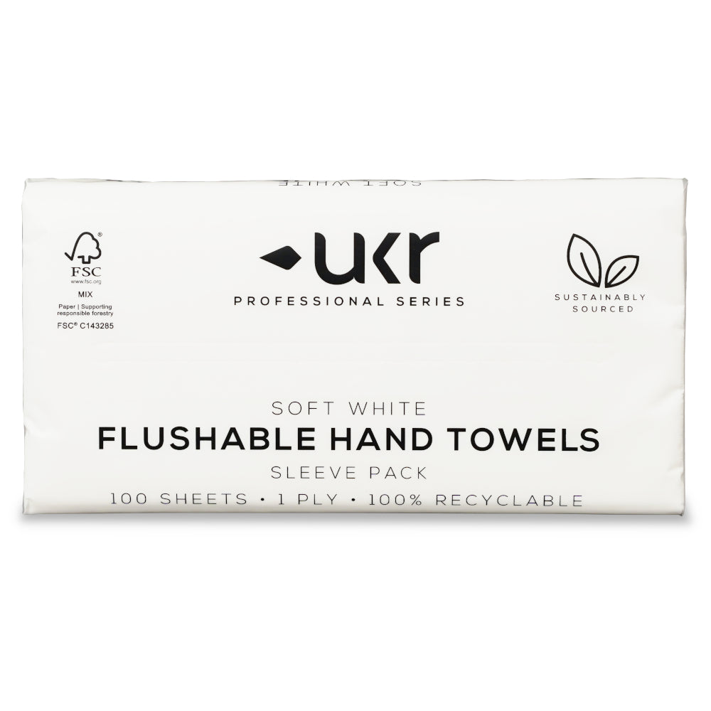 UKR® Flushable Hand Towels