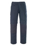 UKR® Black Heavyweight Launderable Trousers with Kneepad Pocket
