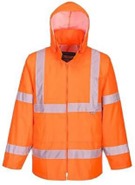 UKR® Hi-Vis Coat with Heat Sealed Logo & Concealed Hood