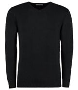 UKR® V-Neck Sweater with Embroidered Logo